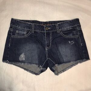 April Girl Indigo Jean Shorts (Size 9)